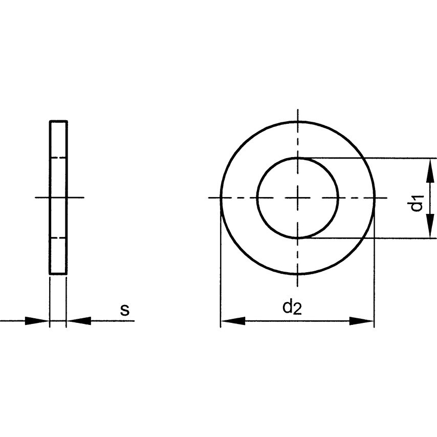 Qualfast M8 Plain Washer A4 - QFT6455683Q- you get 10