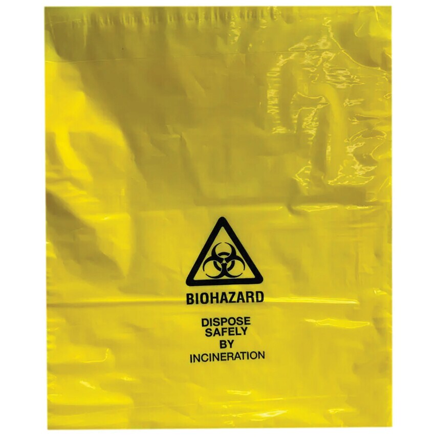 Medikit Bio Hazard Disposal Bag 15" x 14"