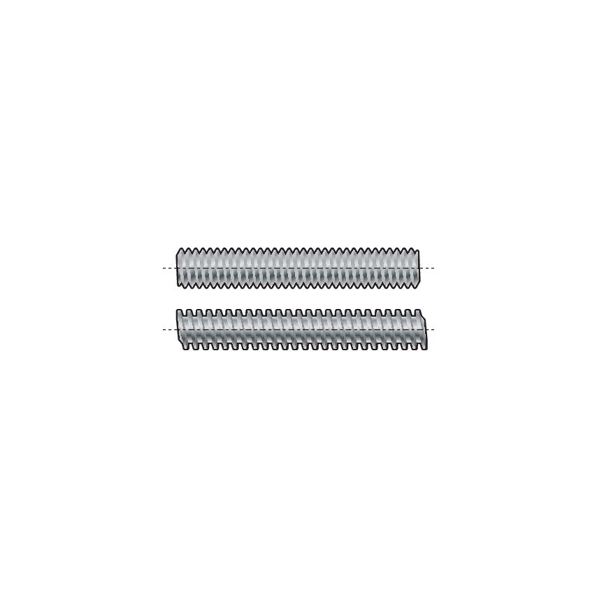 Screwed Studding - Metric - Steel  Grade B7 - Threaded rod - ASTM A193M