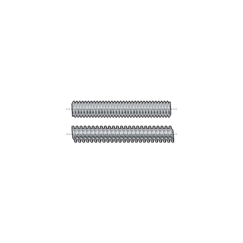 Qualfast M12X1.25X1M Threaded Rod MF A4 (GR-70)- you get 2