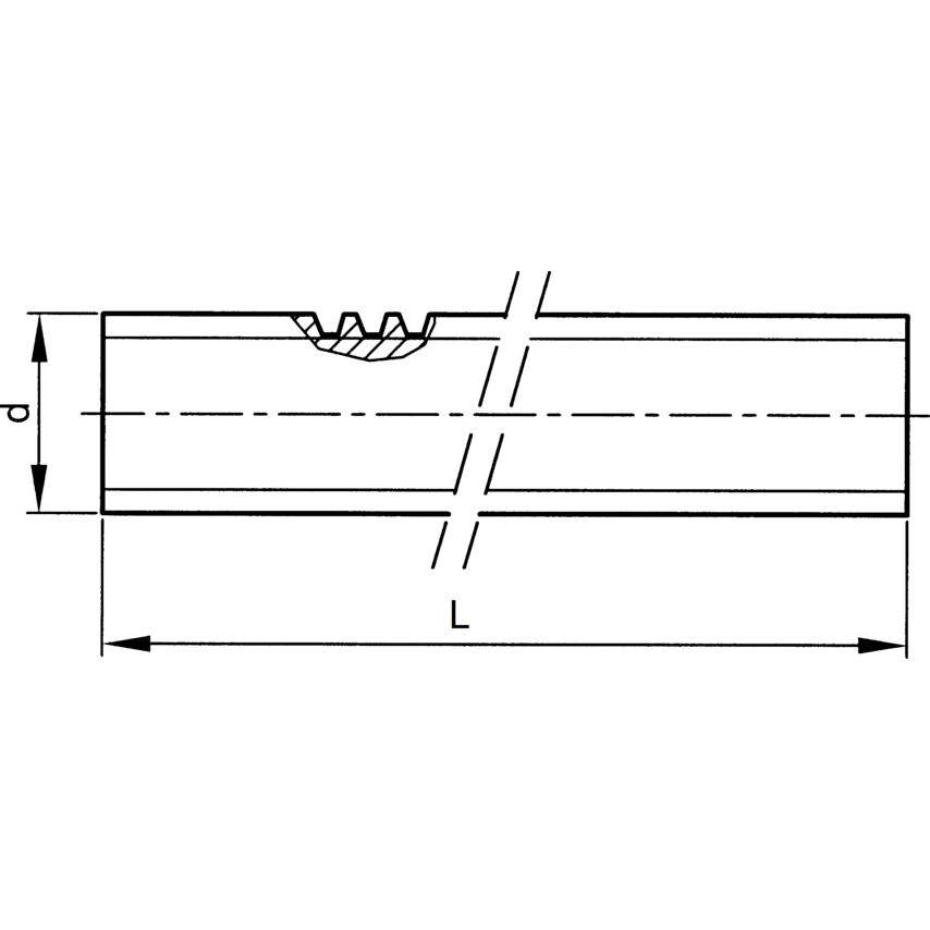 Qualfast TR26X5X1M Trapezoidal Threaded Rod (GR-5.8)