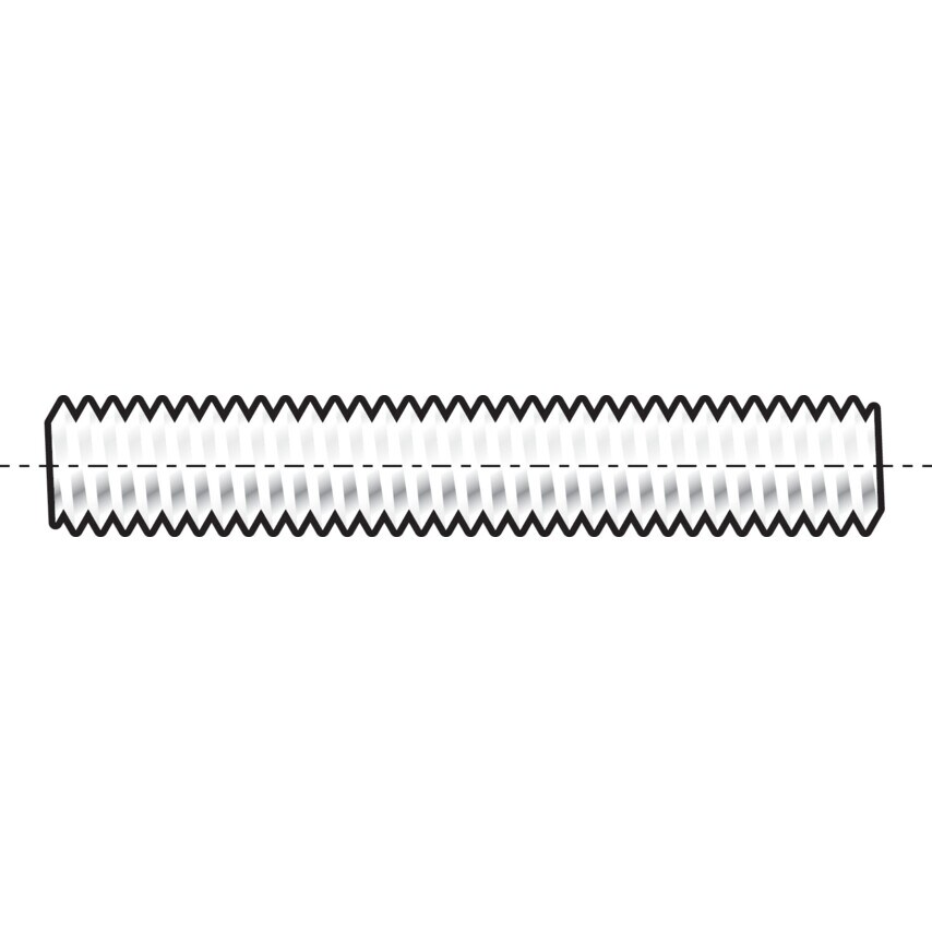Screwed Studding, Metric - Nylon
 - Threaded Rod - DIN 975