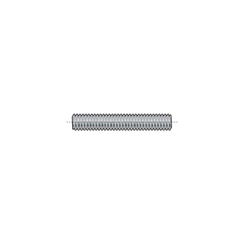 Qualfast M10X1M Threaded Rod Nylon PA (GR6.6) 561 at Zoro