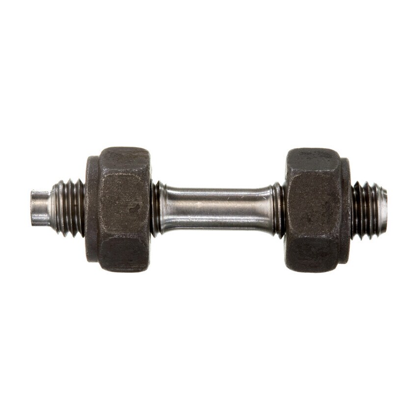 Qualfast M24X130 Double-end Stud Reduced Shank with 2 Nuts KG/YK- you get 5