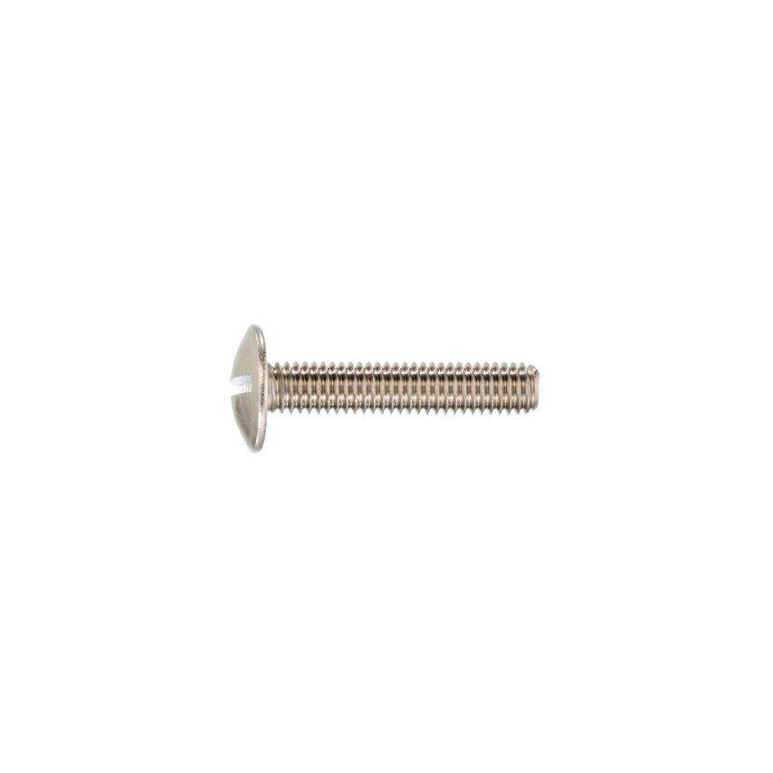 Qualfast M4X25 Slotted Mushroom Head Screw NF A2- you get 25