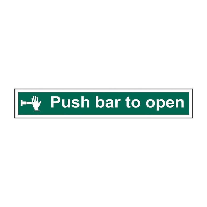 Spectrum Industrial Push Bar to Open - PVC (600 x 100mm)