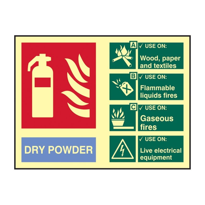 Spectrum Industrial Fire Extinguisher Composite - Dry Powder - PHO (200 x 150mm)