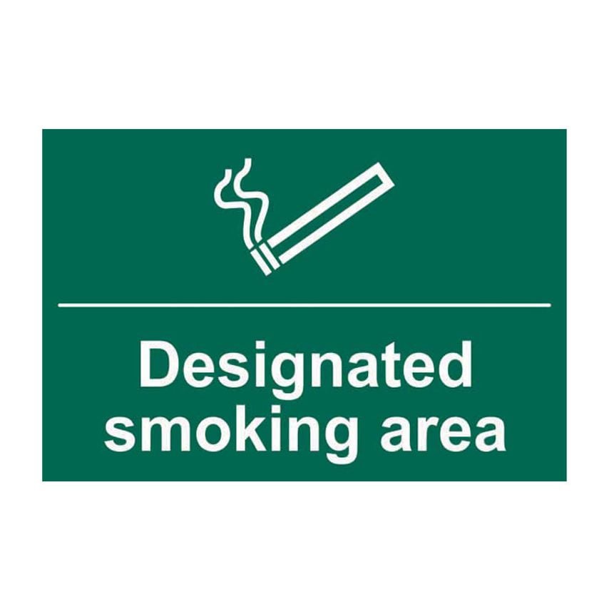 Spectrum Industrial Designated Smoking Area - PVC (300 x 200mm)