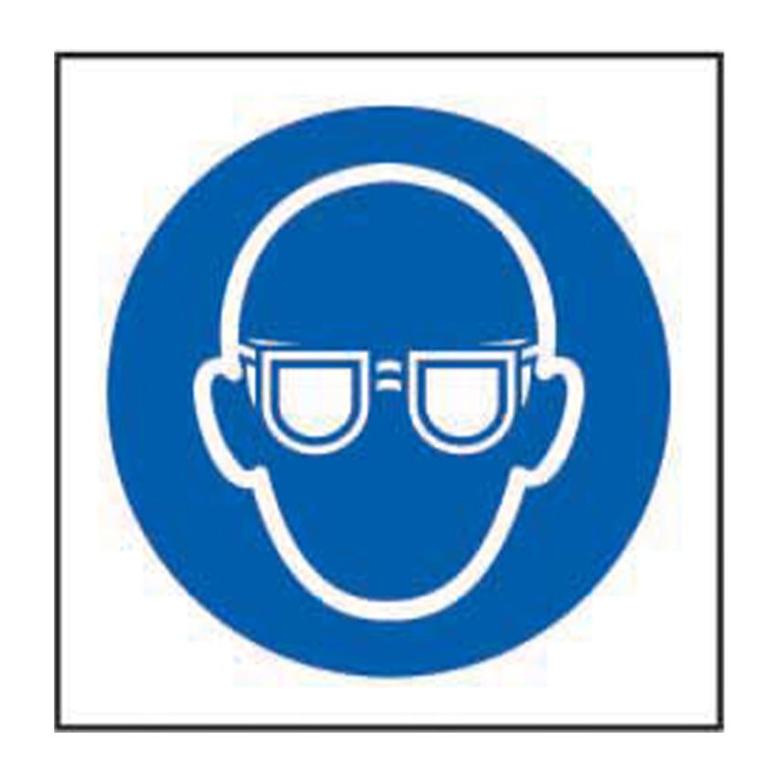 Spectrum Industrial Wear Eye Protection Symbol - RPVC (200 x 200mm)