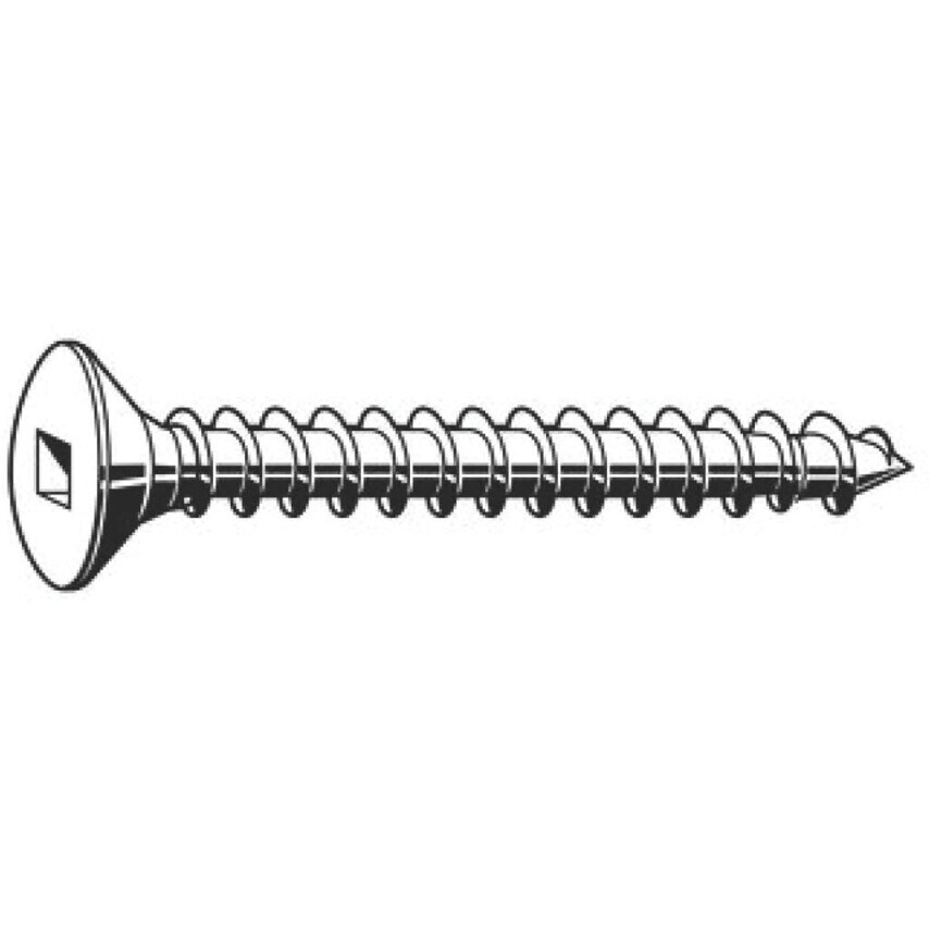 Qualfast ST3.9X32MM Square Countersunk Tap Screw A2- you get 200