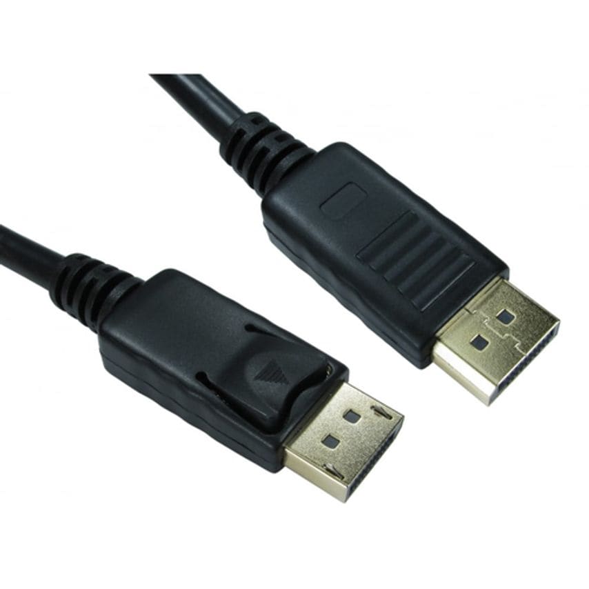 Cables Direct 2m Locking DisplayPort v1.2 Cable