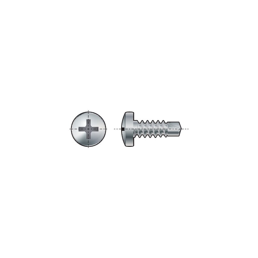 Qualfast ST3.5X19MM SN Self-drill SR-Pan Screw BZP- you get 1000