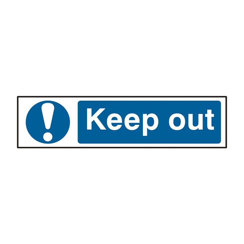Spectrum Industrial Keep Out - PVC (200 x 50mm)