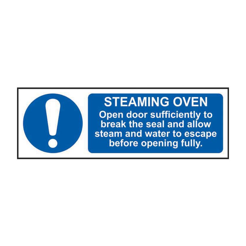 Spectrum Industrial Steaming Oven Open Door Sufficiently to Break The Seal - RPV