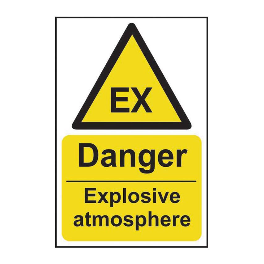 Danger Explosive Atmosphere Sign Zoro UK