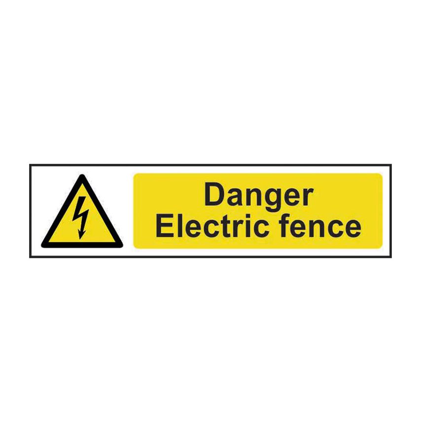 Danger Electric Fence Sign