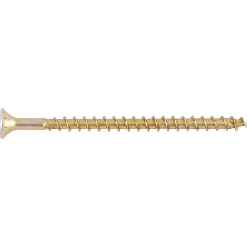 Spax Pozi Countersunk Wood Screw Zinc - Yellow 4MM X 60MM (Box-100)