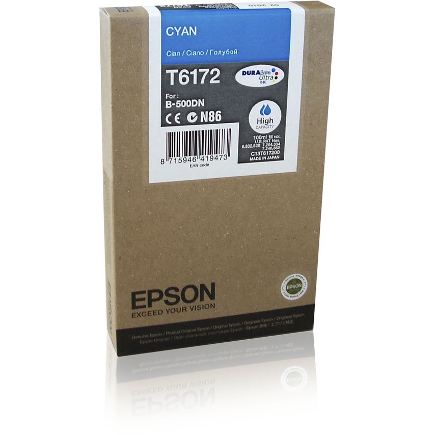 Epson Ink Low Volume T6172 B-500DN High Capacity Cyan