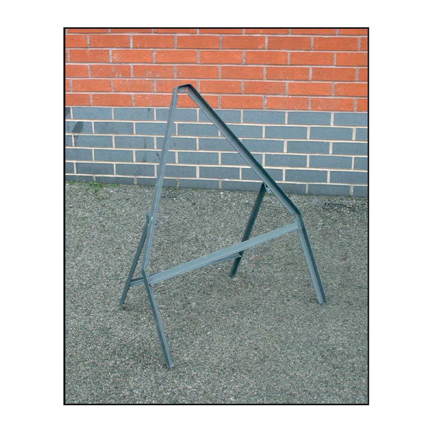 Spectrum Industrial 600mm Triangle Road Sign Stanchion - Empty