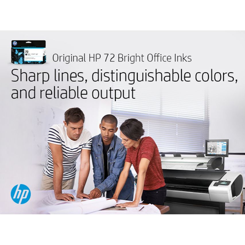 HP Graphic Solution Ink Hp GSI UK Hp 72 130 ML Yellow Ink Cart