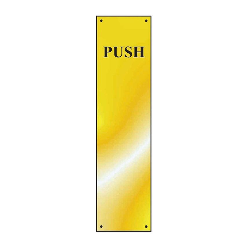 Spectrum Industrial Push Finger Plate - Pss (75 x 300mm)