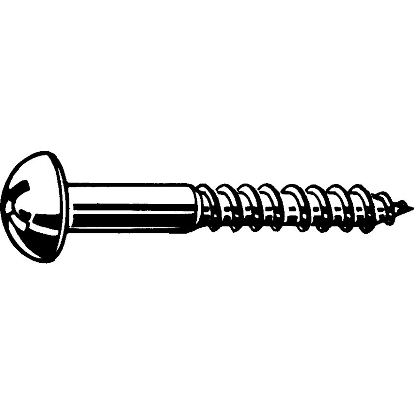 Matlock 4.5X25MM Pozi Round Head Wood Screw A2 (BX-200)