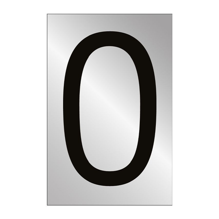 Spectrum Industrial 50mm Pol. Chrome Effect - Character 'O'