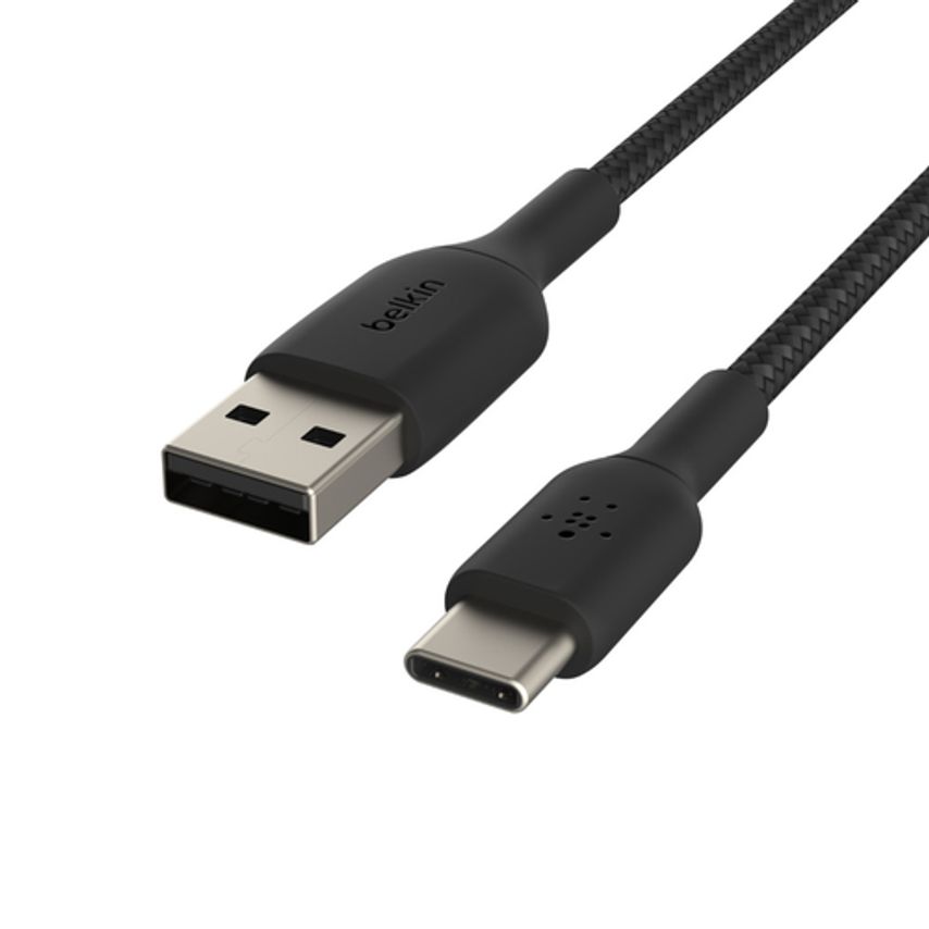 Belkin Cables Boost Charger USB-A/USB-C Cabbraid 2M Black