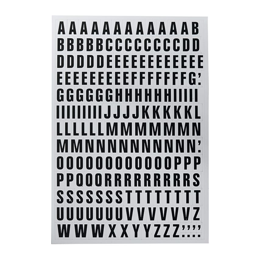 Spectrum Industrial Magnetic Letter Set - 17mm (White)