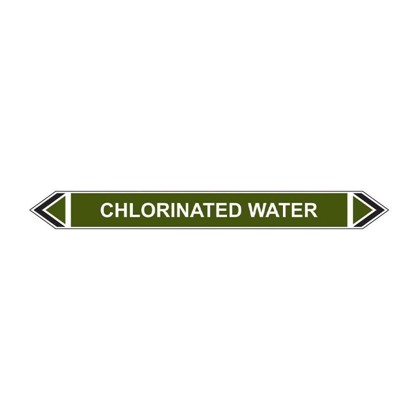 Spectrum Industrial Flow Marker - Chlorinated Water (Green - 5 Pack)