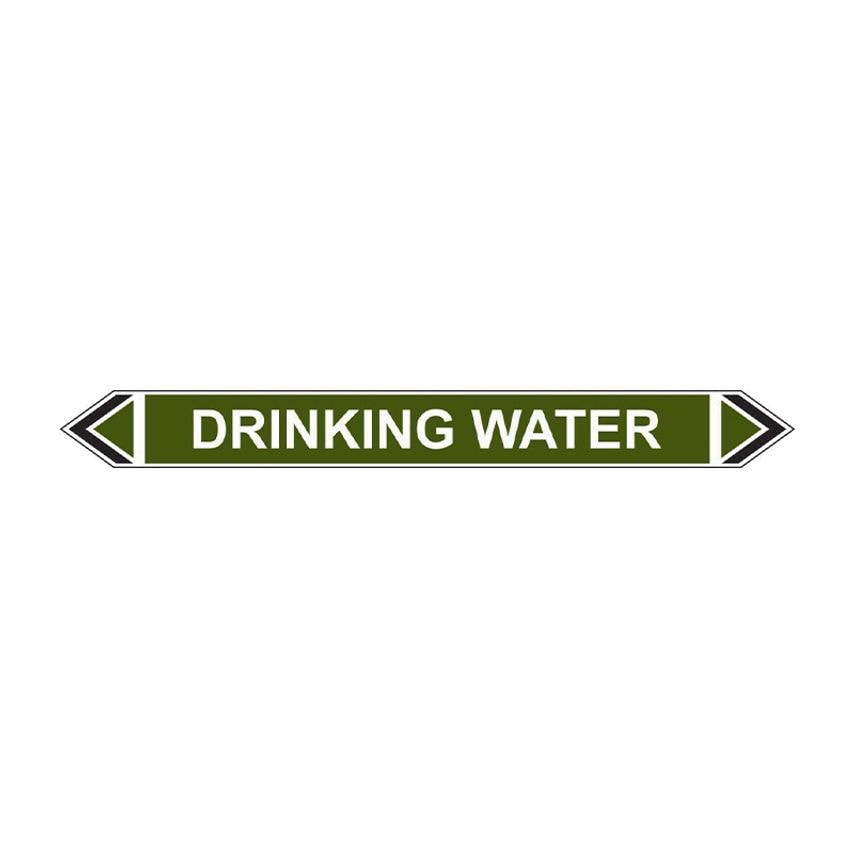 Spectrum Industrial Flow Marker - Drinking Water (Green - 5 Pack)