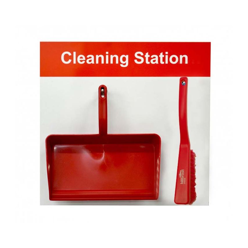 Spectrum Industrial Shadowboard - Cleaning Station Style D (Red)