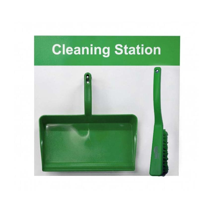 Spectrum Industrial Shadowboard - Cleaning Station Style D (Green)