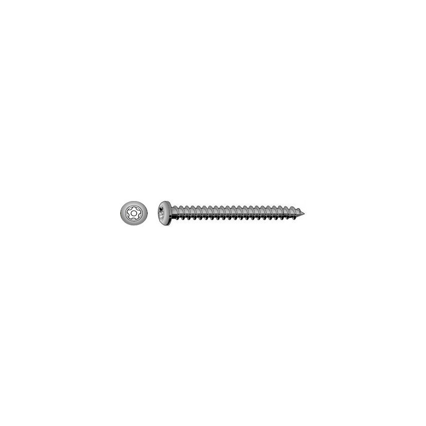 Qualfast 6X3/4" A2 St/St Tamper Torx Button Self Tapper- you get 100