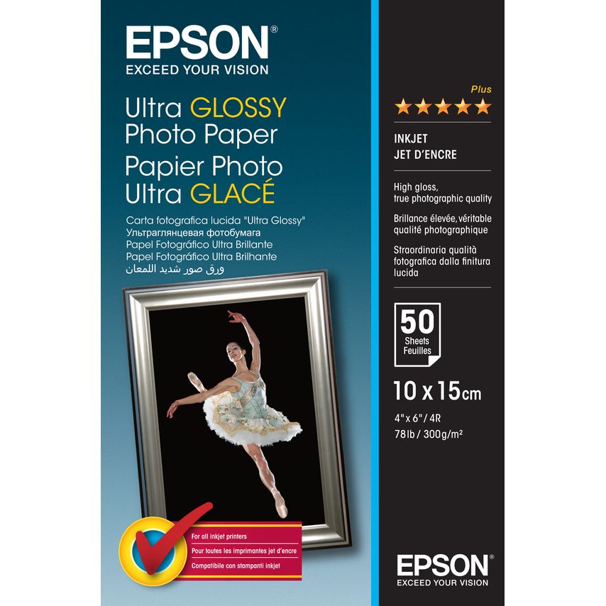 Epson Paper Low Volume 10X15CM Ultra Glossy Photo Paper