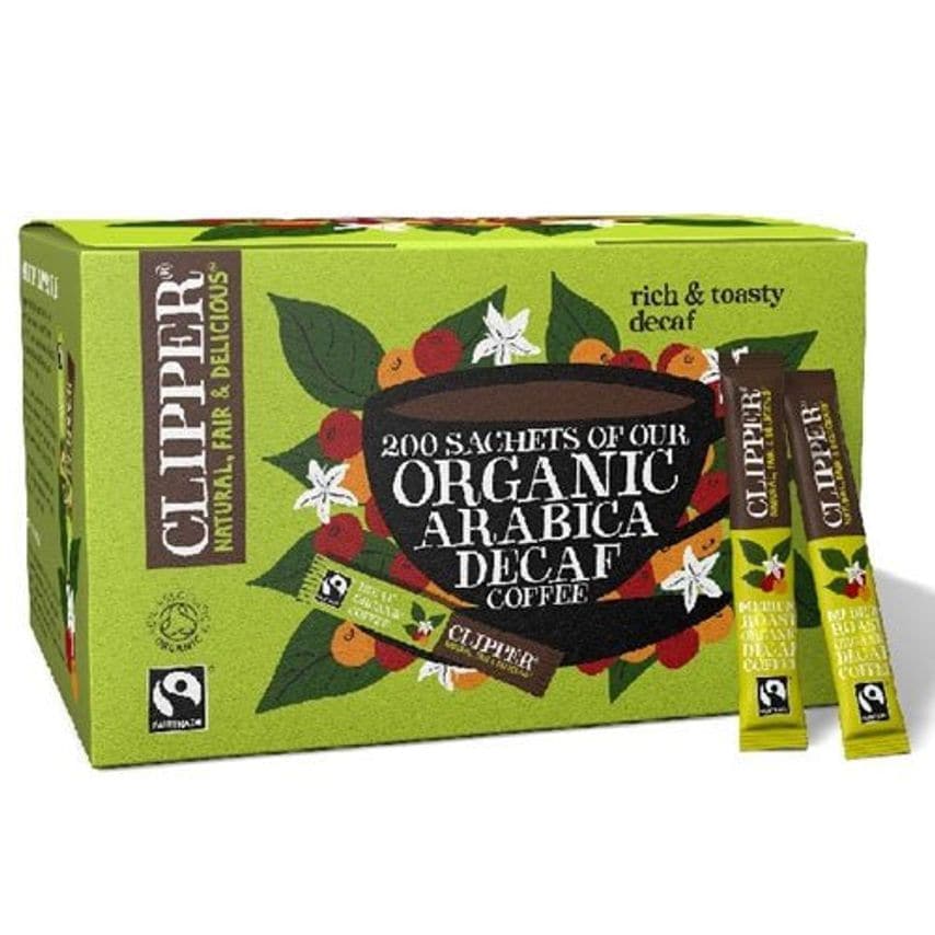 Clipper Fairtrade Organic Instant Freeze Dried Decaffeinated Individual Coffee S
