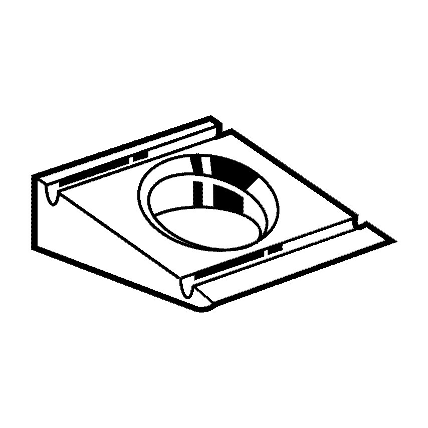 Qualfast M27 Square Taper Washer 8% - Steel - Hot Dip Galvanised DIN- you get 25