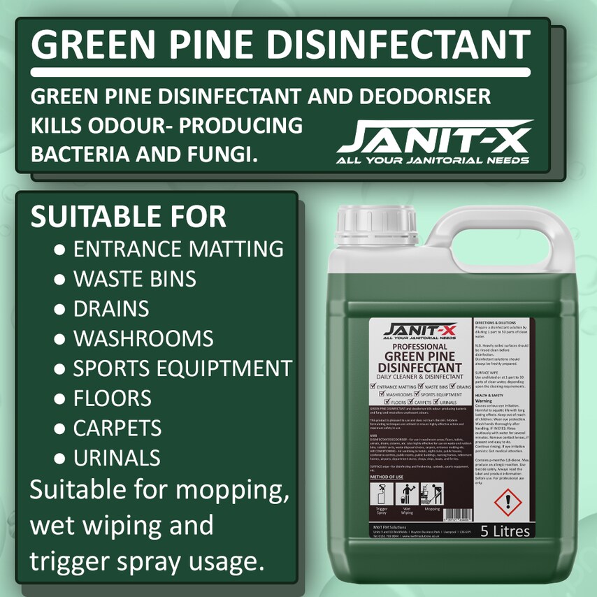 Professional Green Pine Disinfectant 5 Litre