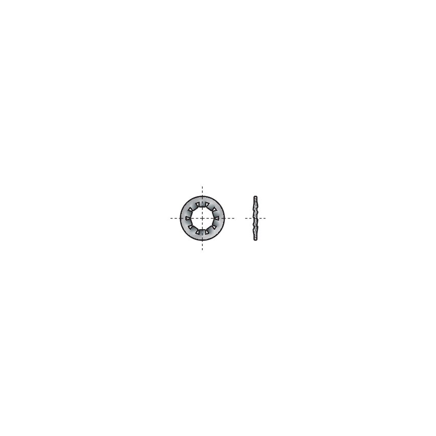 Qualfast M3 Internal Tooth Lock Washer DIN 6797J- you get 500