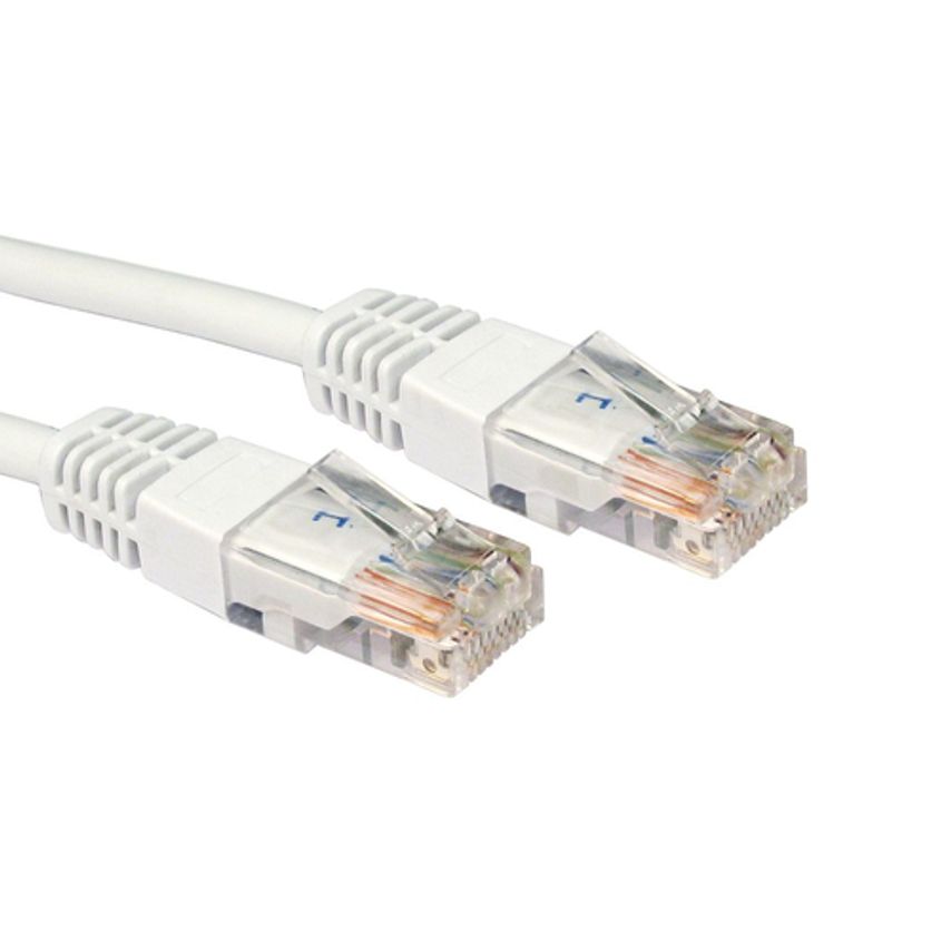 Cables Direct 6 Cables 2M  6 UTP PVC INJ MDD Cable-White