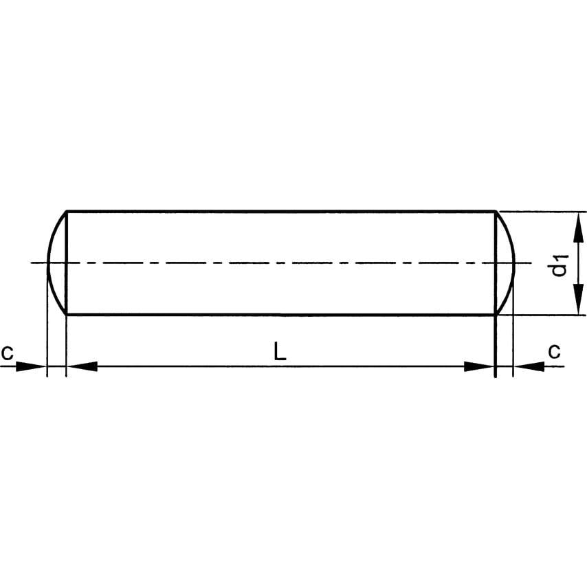 Qualfast 2X24MM Dowel Pin A1/A2- you get 100