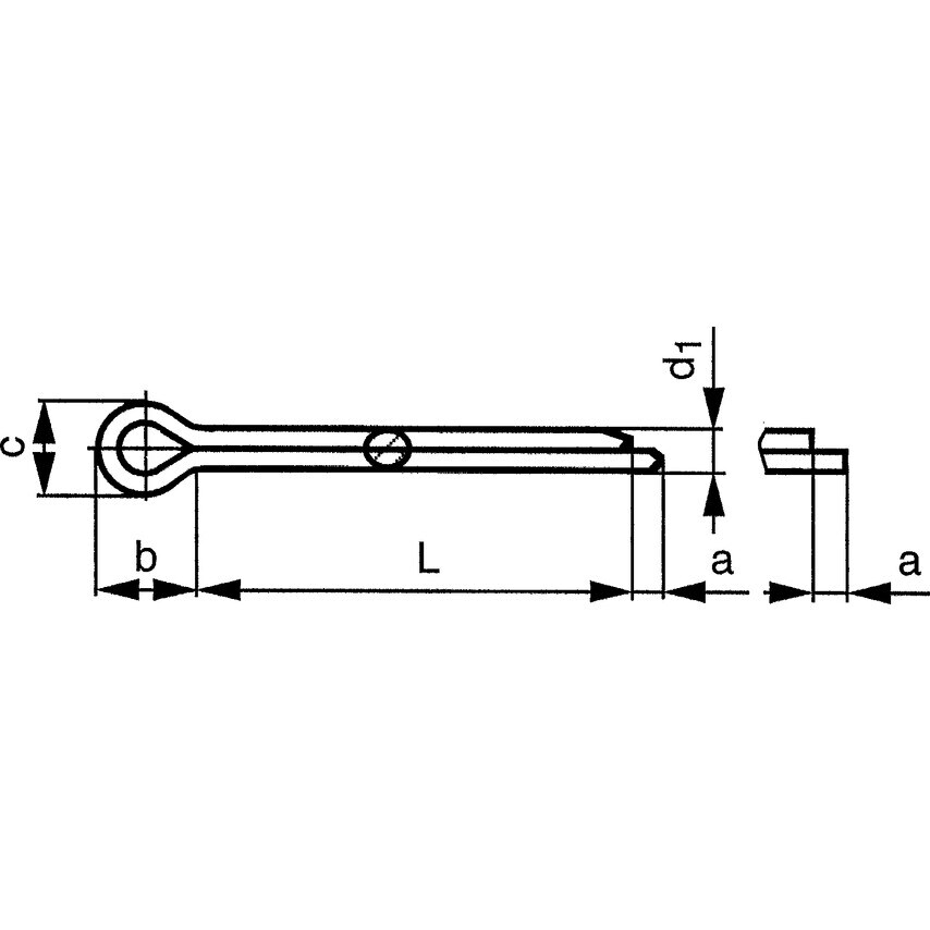 Qualfast 5X32MM Split Pin BZP (Cotter Pin)- you get 200
