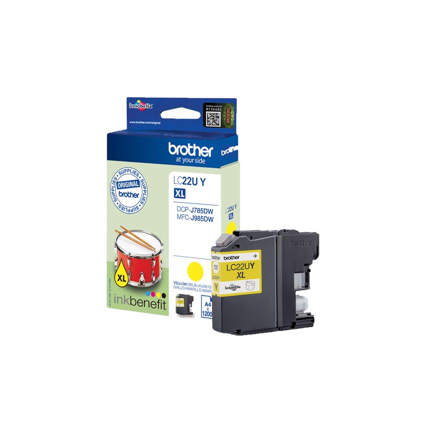 Brother Ink Medium Volume  LC-22UY Ink Cartridge Yellow