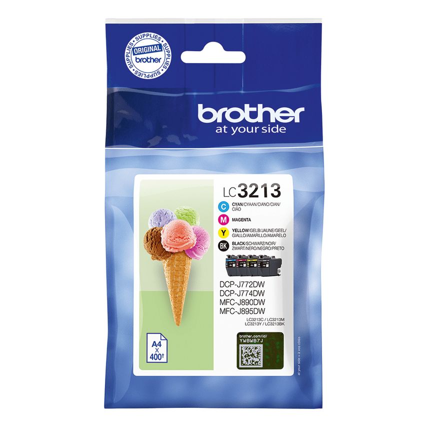 Brother Ink Medium Volume  VAL PK BK C M Y