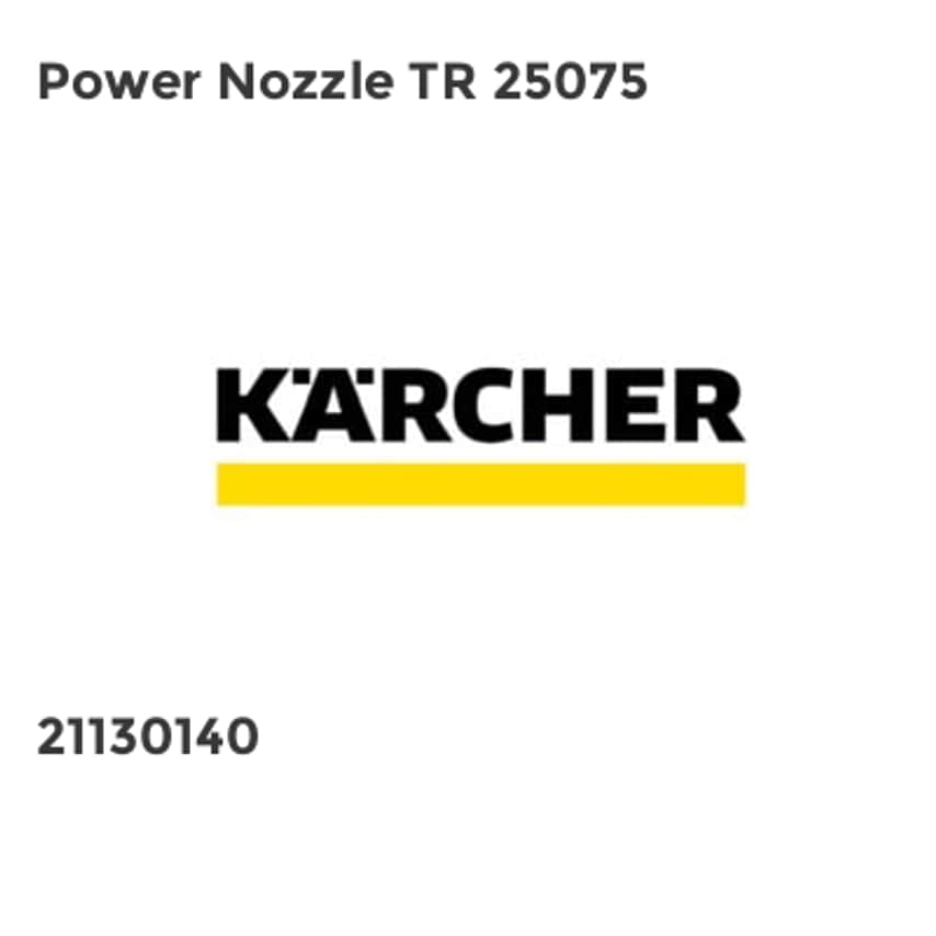 Karcher Power Nozzle TR 25075 - 21130140