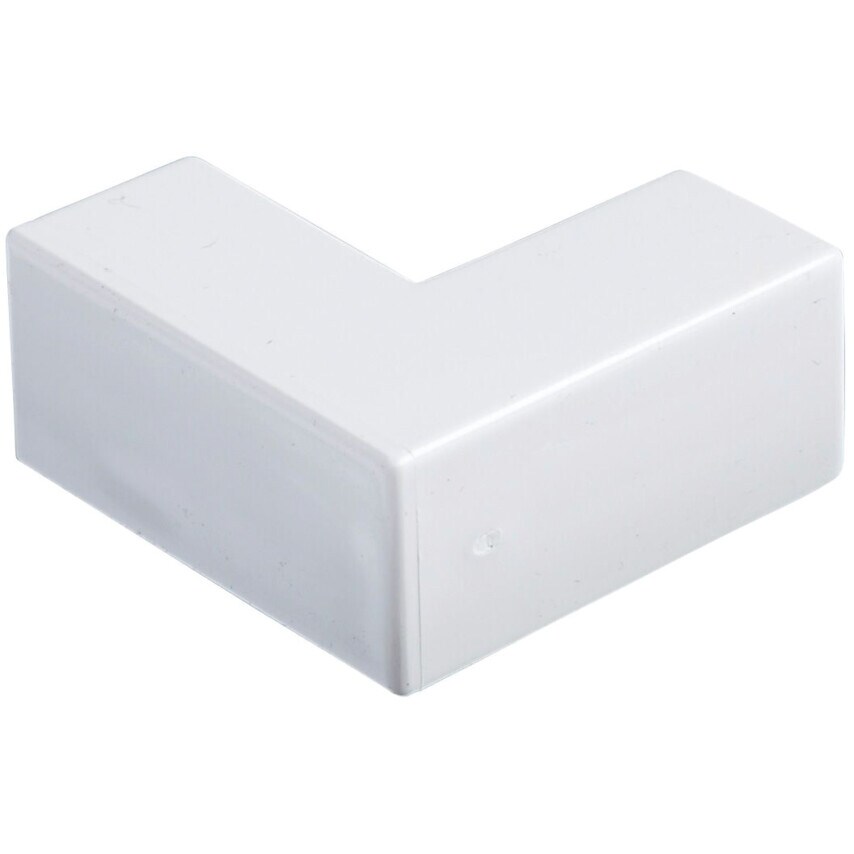 MK Electric YAE1BQWHI ABS Trunking 90DEG External Corner 16 x 16mm- you get 20