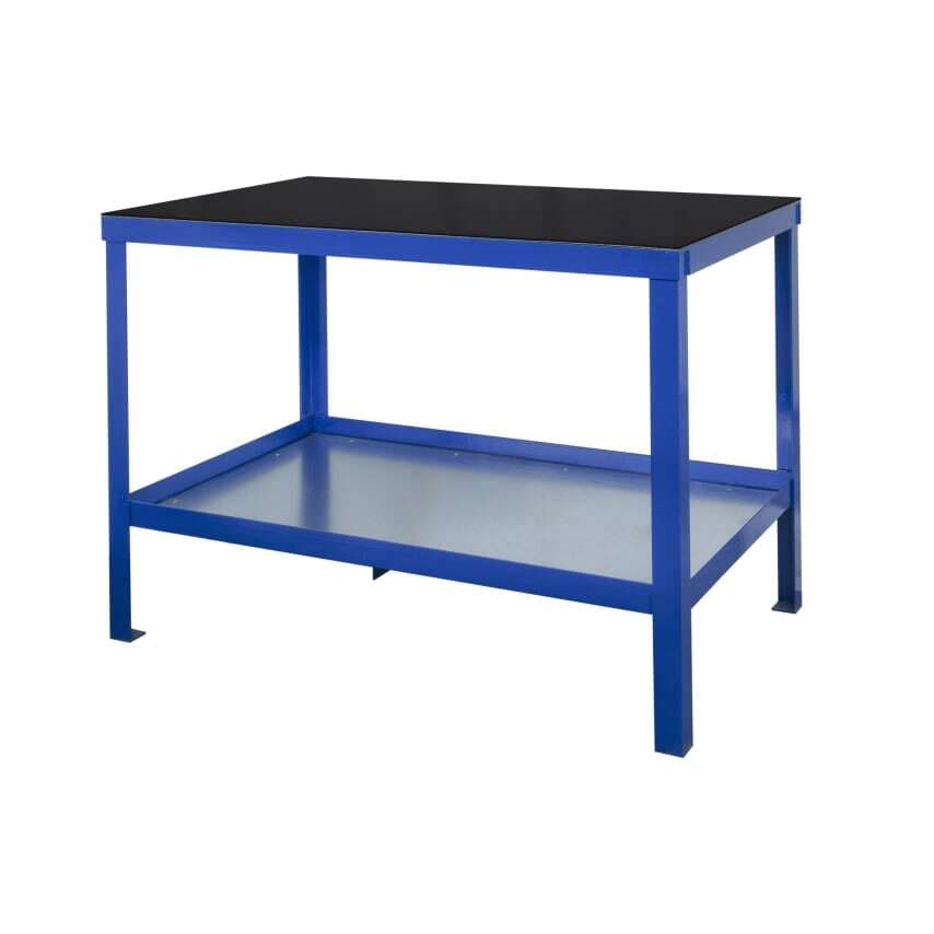JAS Engineering Dark Grey 1500mm x 750mm Rubber over Steel Top Heavy Duty Workbe