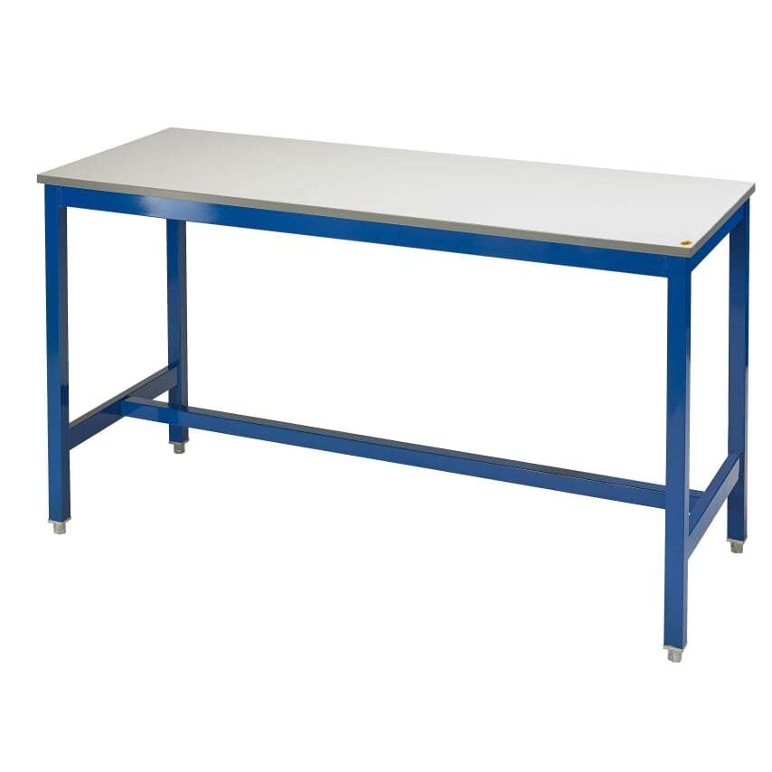 JAS Engineering Black 1500mm x 750mm ESD Top Medium Duty Workbench with All Meta
