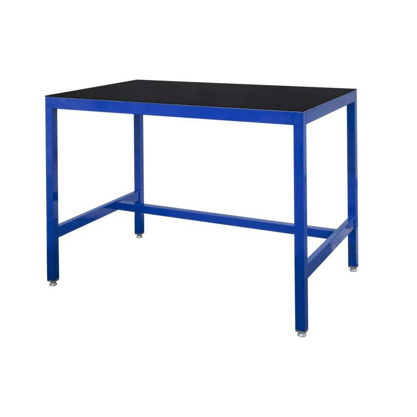 JAS Engineering Silver 2000mm x 600mm Rubber over Steel Top Medium Duty Workbenc