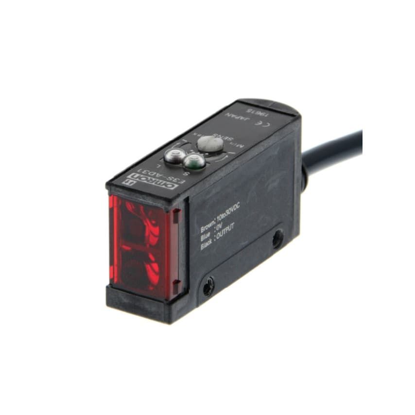 Omron Photo-electric Sensor, Through Beam, 7M, NPN, Timer, Vertical, 5m Cable